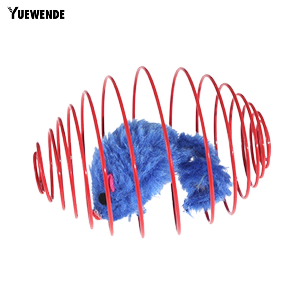 Lồng Đồ Chơi Hình Chuột Lò Xo Chống Cắn Dành Cho Mèo Cưng