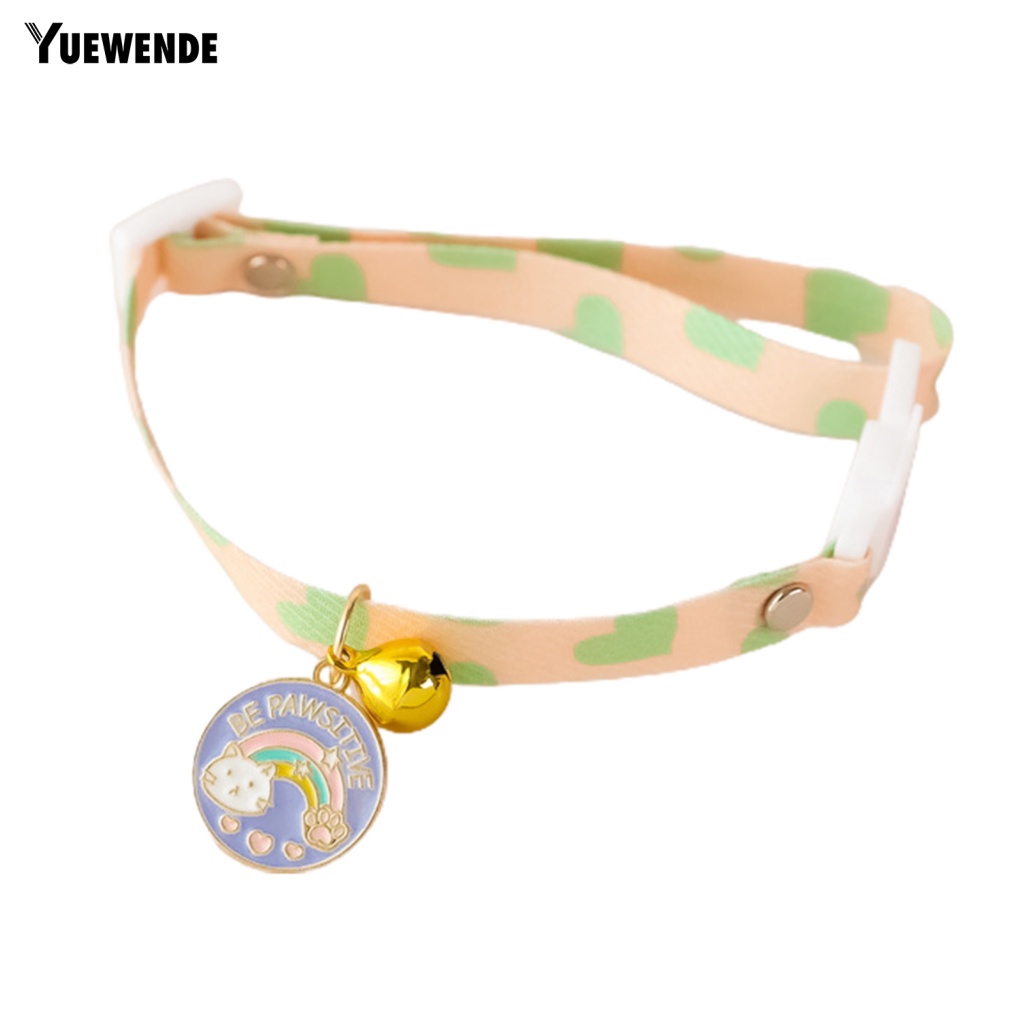 Ye.b Vòng Cổ Có Thể Điều Chỉnh Chống Mài Mòn Họa Tiết Hoa Đáng Yêu Cho Thú Cưng Nhỏ