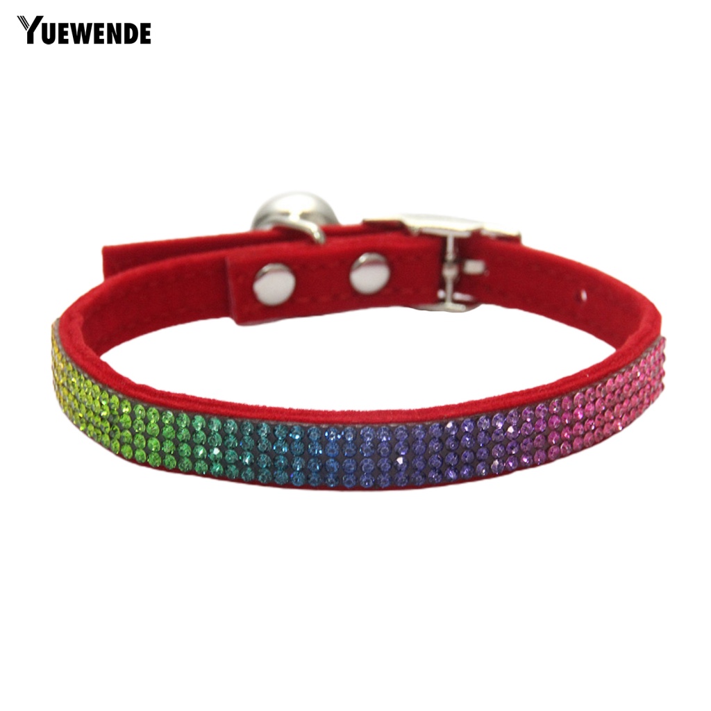 Ye.b Vòng Cổ Đính Đá 3 Kích Cỡ Thời Trang Bốn Mùa Cho Mèo