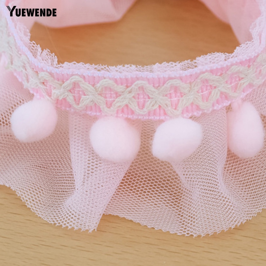 Vòng Cổ Chó Bằng Vải Tuyn Dễ Thương