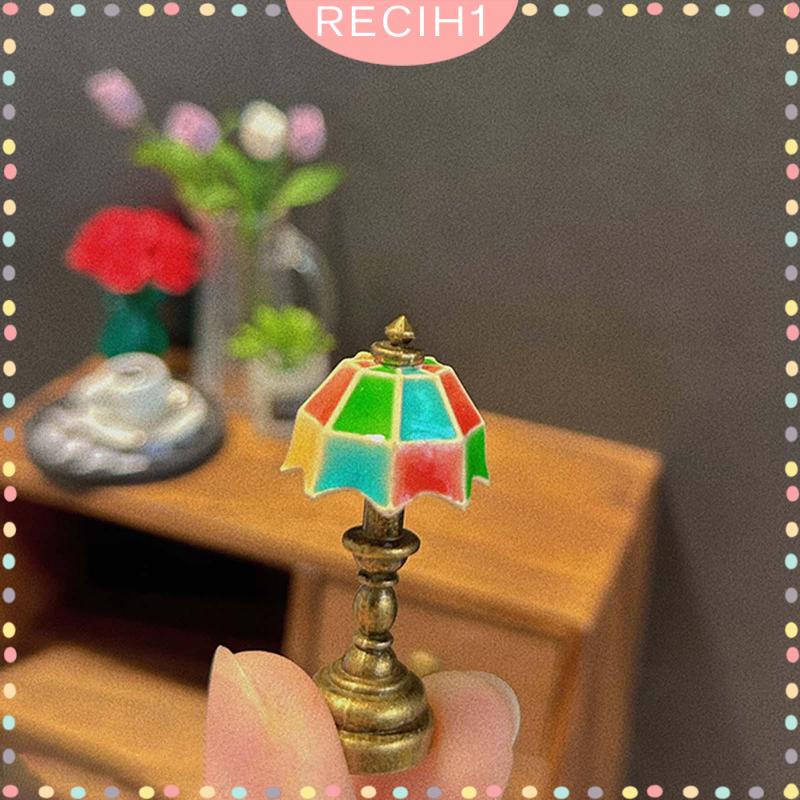 Đèn Bàn Mini Tỉ Lệ 1: 12 Dùng Trang Trí Nhà Búp Bê