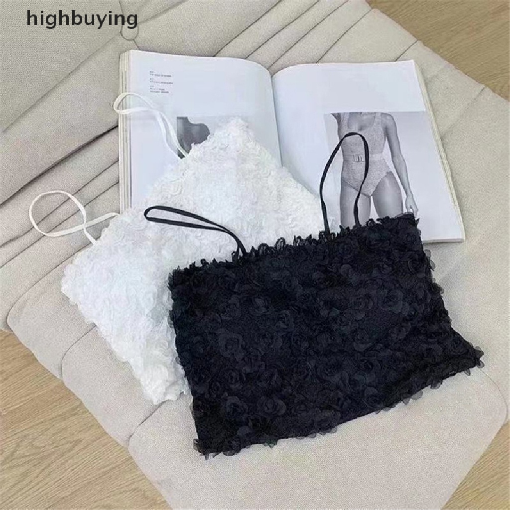 Áo Lửng Hai Dây Họa Tiết Hoa Thời Trang Quyến Rũ Cho Nữ