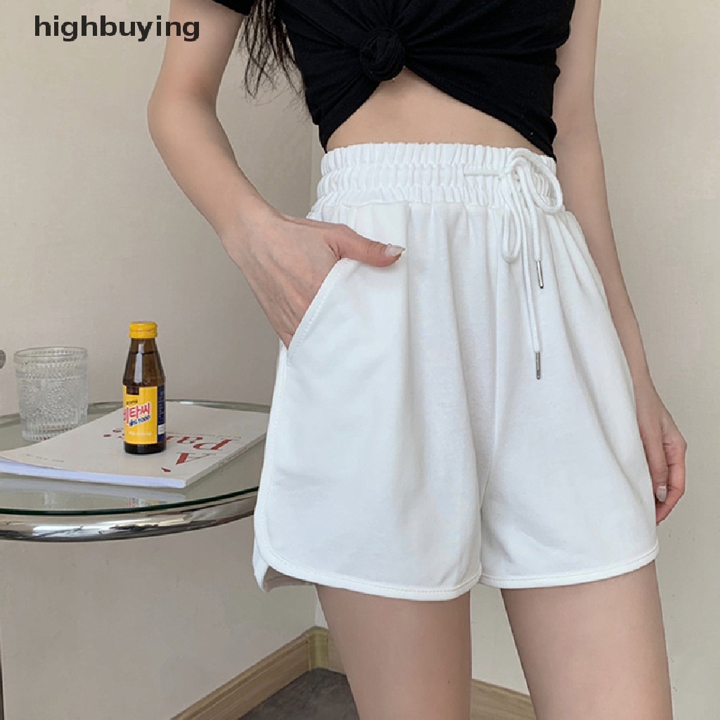 Quần ngắn ống rộng Màu Sắc Thời Trang Mùa Hè Cho Nữ