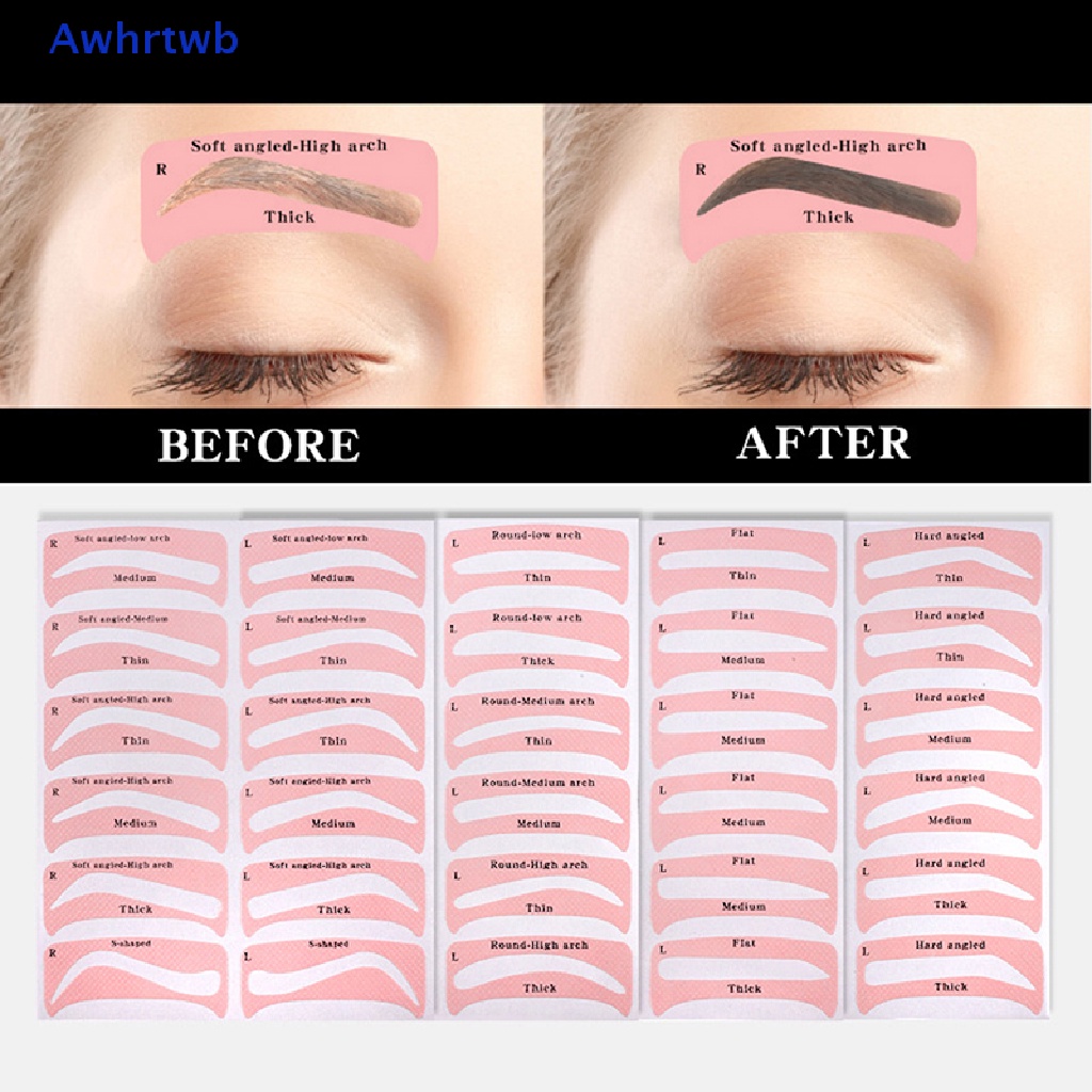 1 Tờ Khuôn Hỗ Trợ Vẽ Lông Mày Tiện Dụng Mới