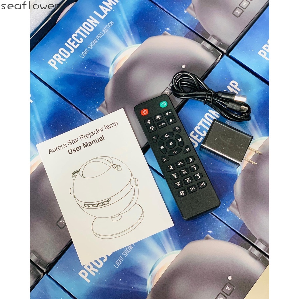 Đèn Nền Chiếu Bầu Trời Đầy Sao V7 Pro Dùng Trang Trí Phòng Ngủ