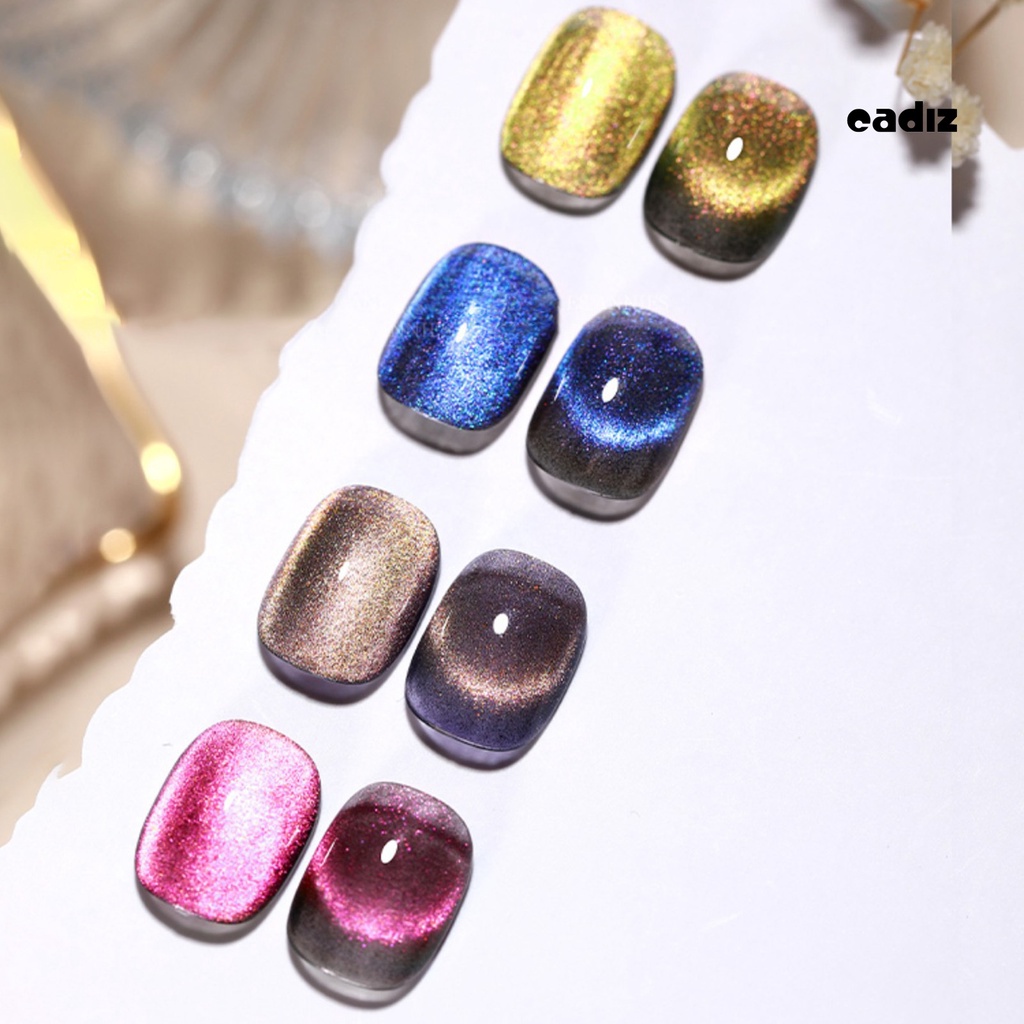 Sơn Móng Tay 10ml Nhanh Khô Hiệu Ứng Mắt Mèo Màu Sắc Lấp Lánh Lâu Trôi Độc Đáo DIY