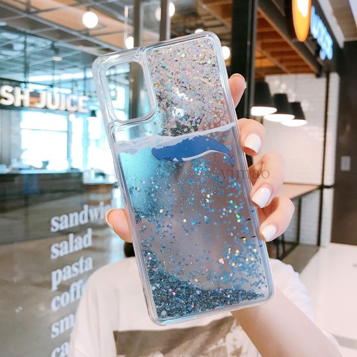 Ốp Điện Thoại Kim Tuyến Nước Lấp Lánh Cho OPPO A17 A17k A16 A16k A15 A15S A74 A93 A92 A52 A53 A32 A33 2020