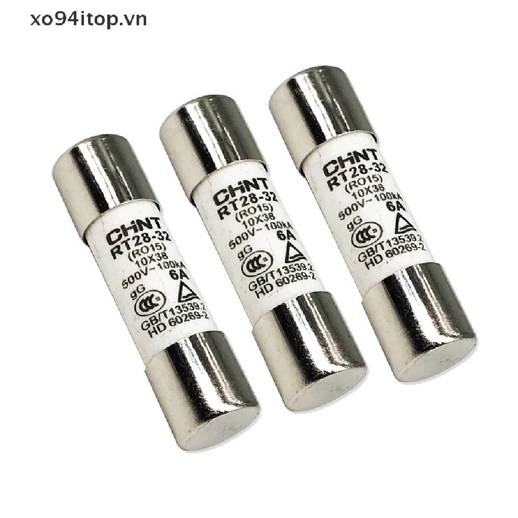 1 Cầu Chì Năng Lượng Mặt Trời 500V 10 * 38MM 2A 4A 6A 10A 12A 16A 25A 32A DC