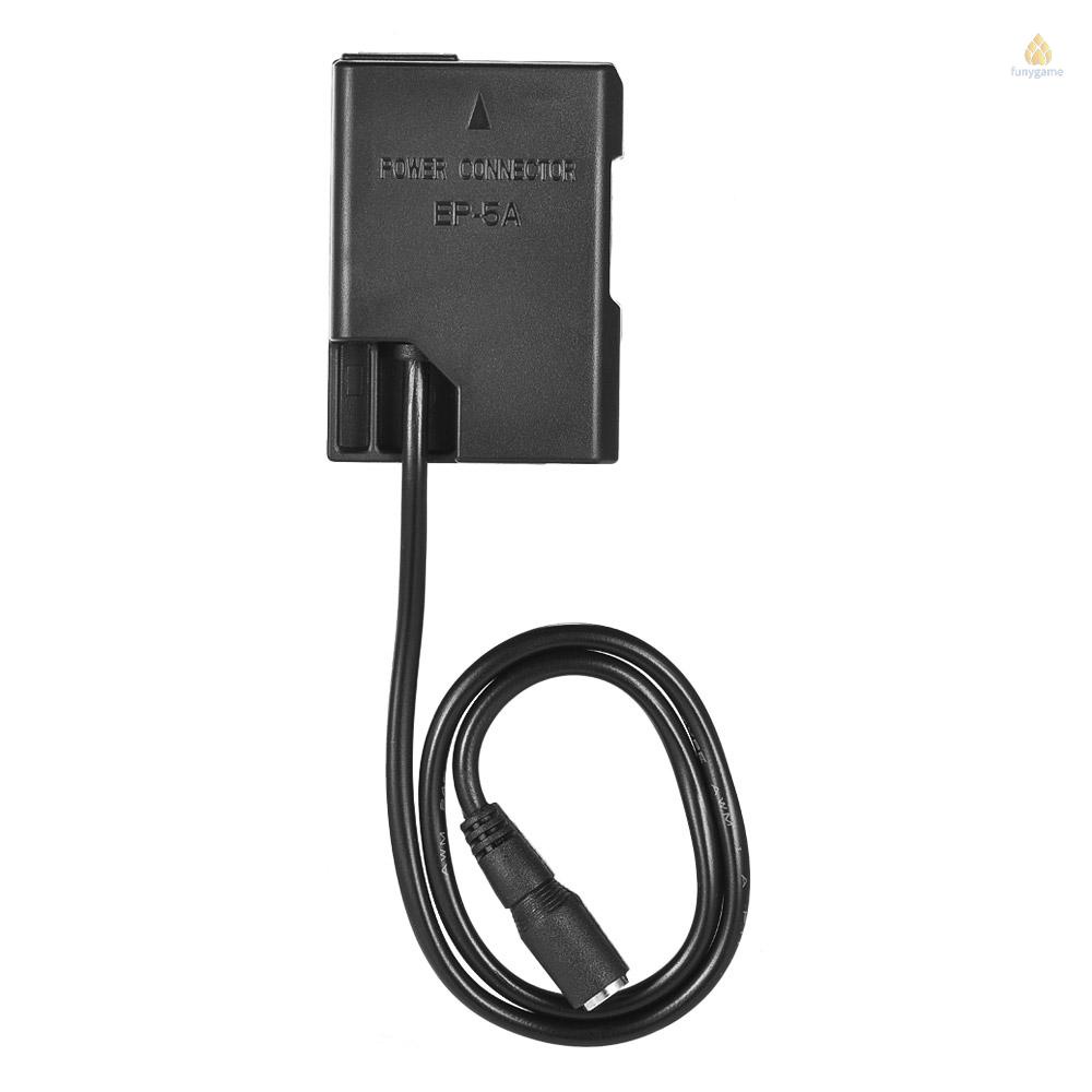 Đầu Nối Nguồn Andoer EP-5A DC EN-EL14 4.0 * 17mm DC D3100 D3200 D3300 D3400 D3500 D5100 D5200 D5300 D5500