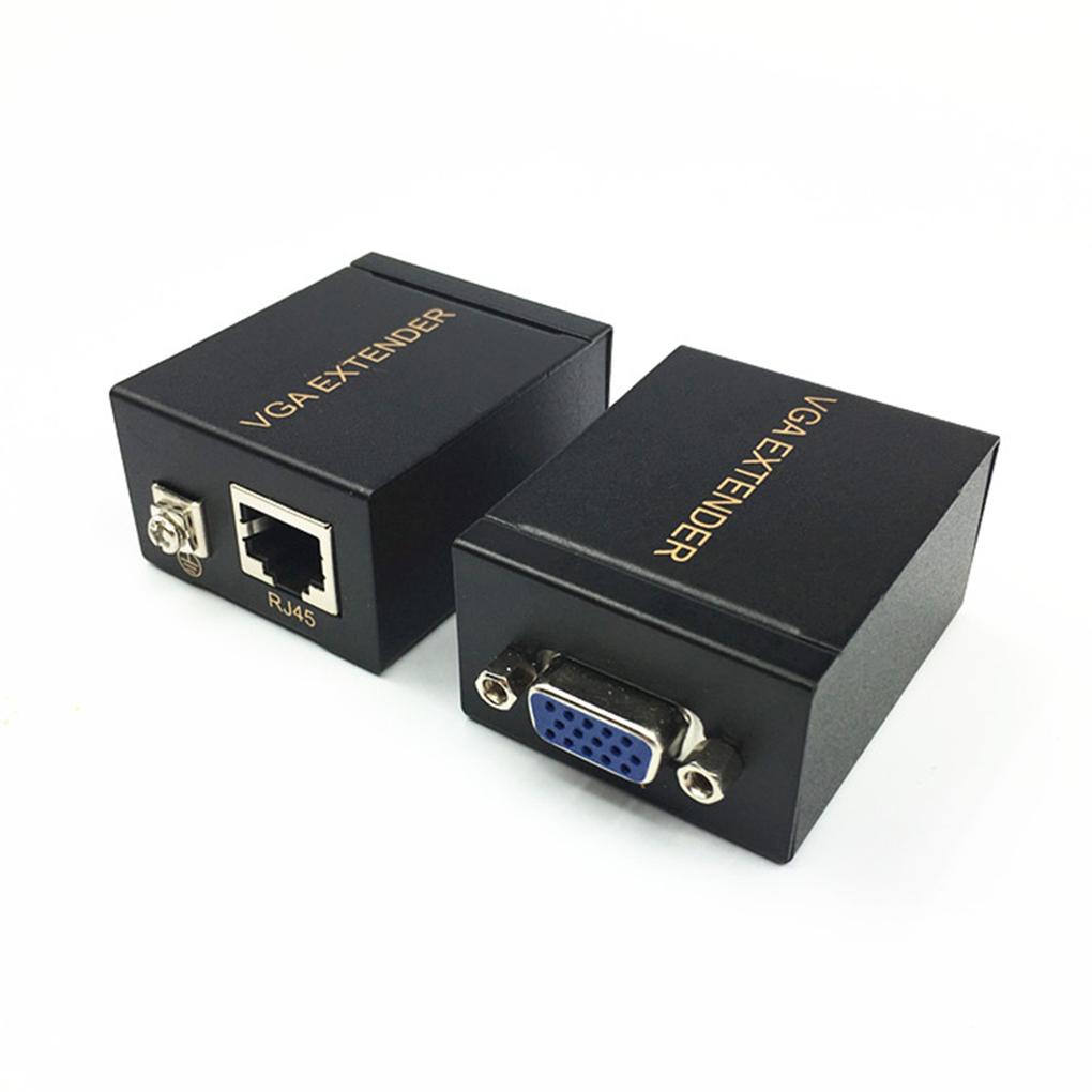 Bộ 2 Đầu Nối Dài VGA 60M Cho KTV