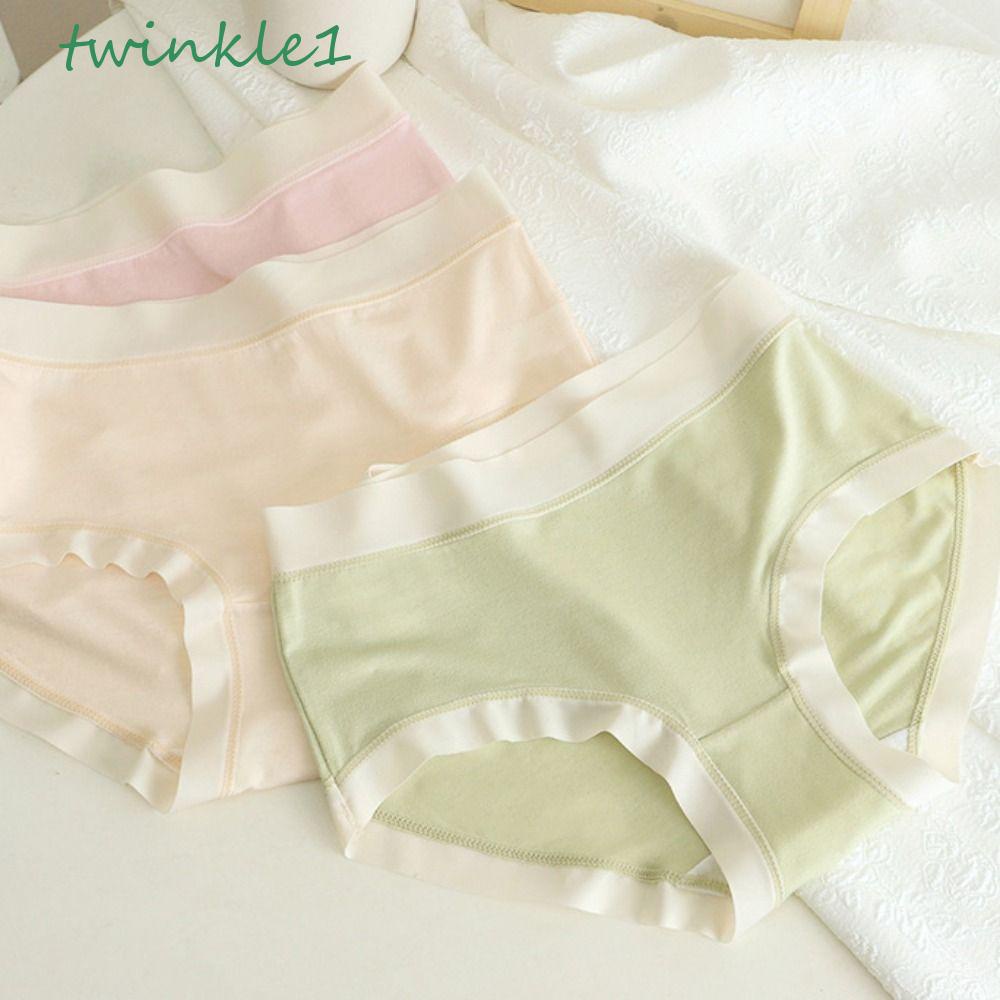 Quần Lót Bacterioo Tĩnh Điện Eo Vừa Thoải Mái Thoáng Khí Phong Cách Hàn Quốc Cho Nữ
