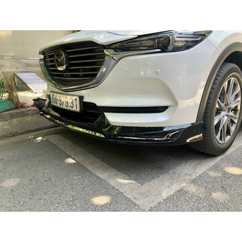 Ốp cản trước Mazda Cx5, Cx8 2018-2022  Body Lip trước NHỰA ABS CAO CẤP. 3 MẪU CARBON VÀ ĐEN