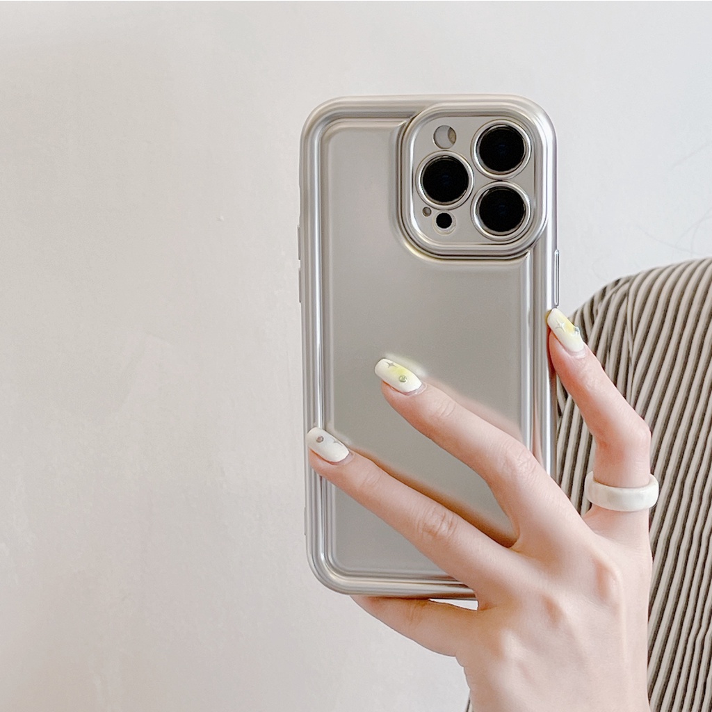 Ốp Điện Thoại TPU Mềm Nhám Bảo Vệ Ống Kính Máy Ảnh Toàn Diện Cho iPhone 14 13 12 11 PRO MAX