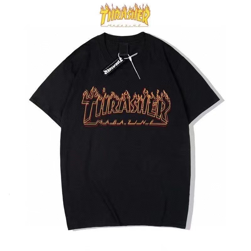 Áo Thun Cotton Tay Ngắn Dáng Rộng In Chữ Đục Lỗ Plus Size Unisex