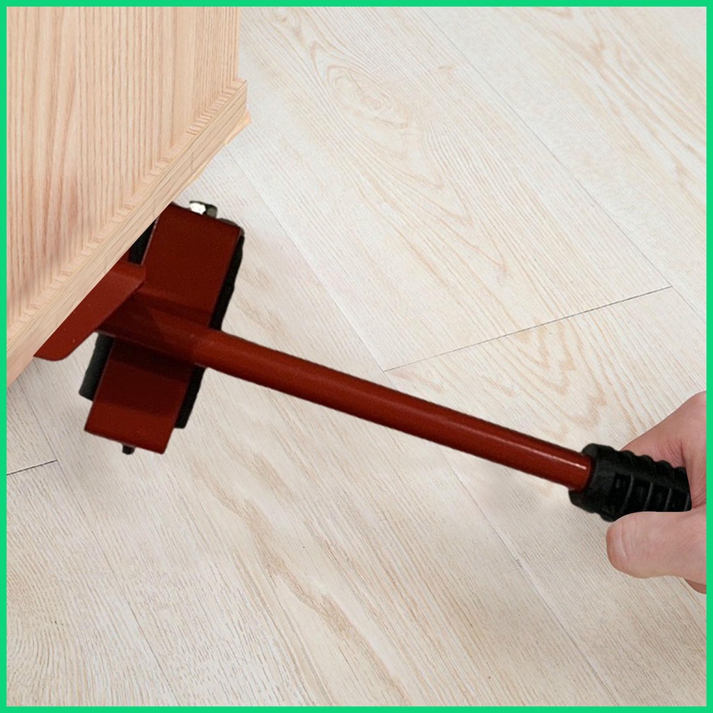 Bộ Dụng Cụ Di Chuyển Đồ Nội Thất Với 4 Thanh Trượt Chịu Tải 220 Lbs