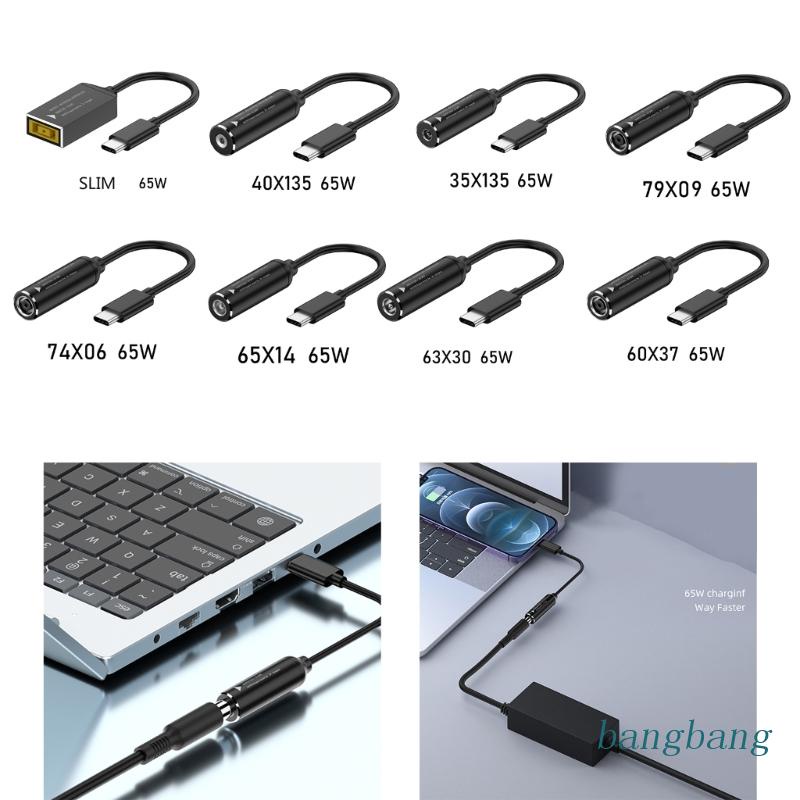 Dây Cáp Chuyển Đổi DC Female Sang Type-C Male Cho Laptop / Điện Thoại / Máy Tính Bảng