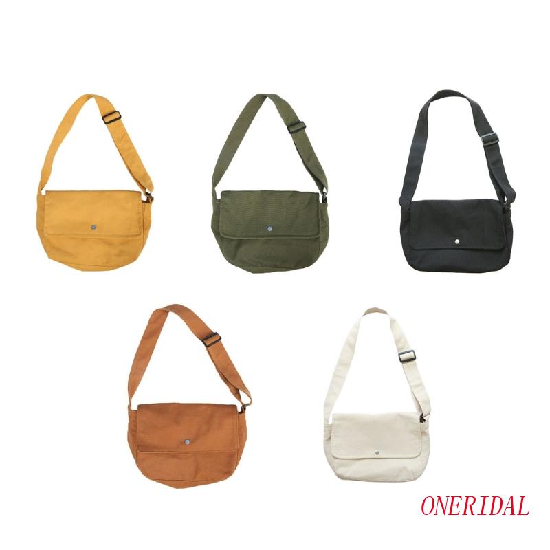 Túi Xách Đeo Chéo Vai Bằng Vải Cotton Thời Trang Sành Điệu Cho Nữ