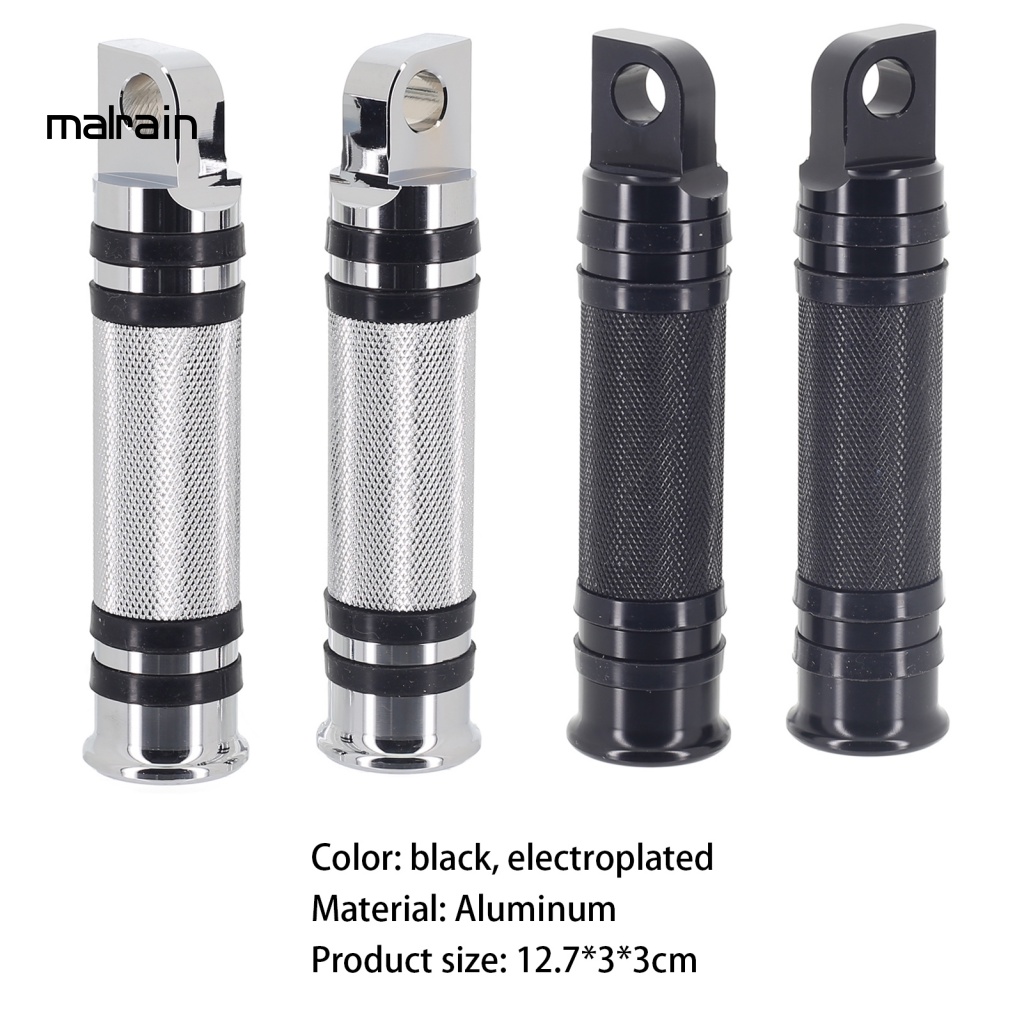 Set 2 Bàn Đạp Để Chân Bằng Nhôm Màu Đen Thay Thế Cho Xe Mô Tô 883 / Dyna / Softail / Fat Boy