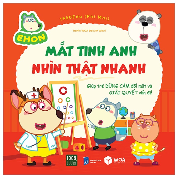 Sách Ehon Wolfoo - Mắt Tinh Anh, Nhìn Thật Nhanh