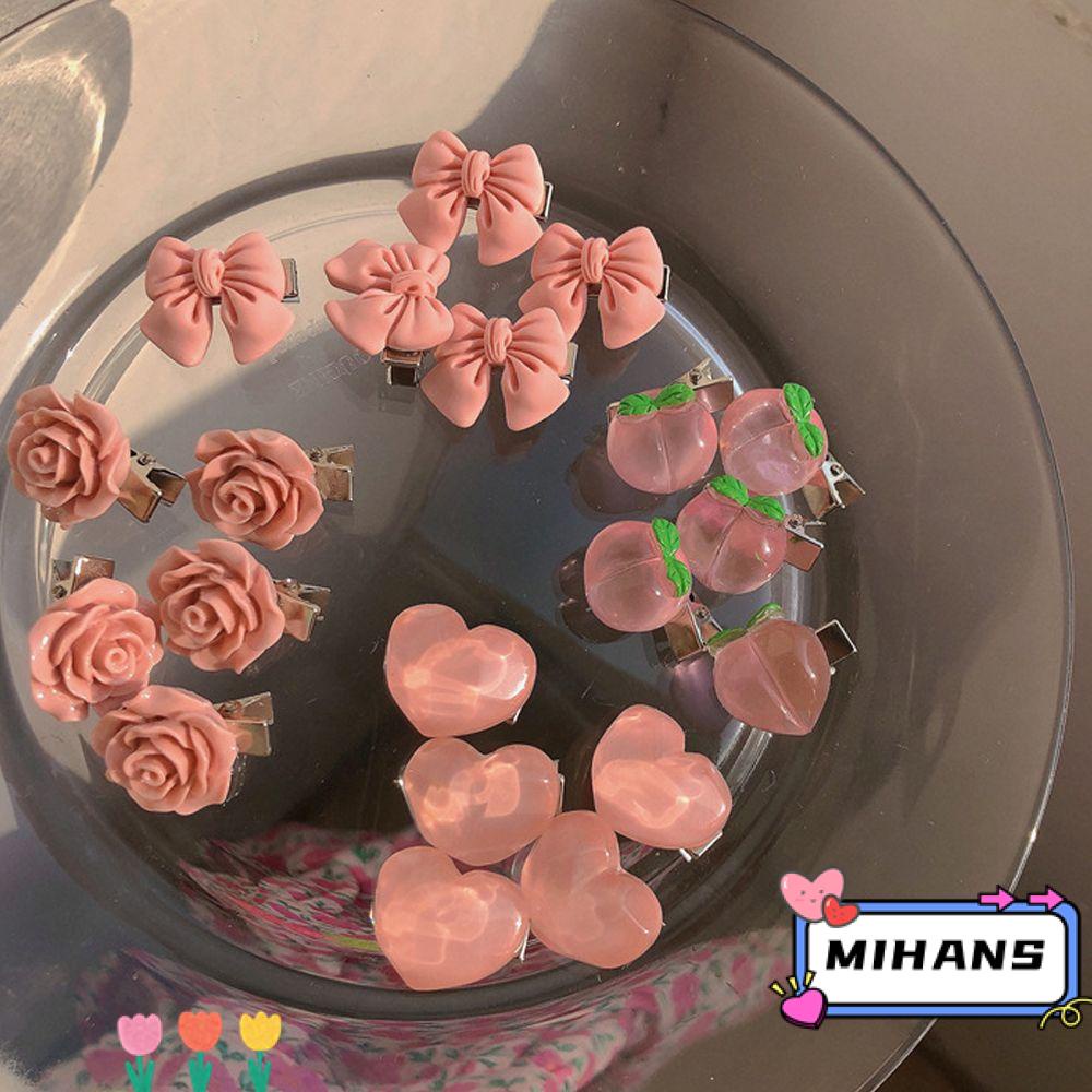 Set 5 Kẹp Tóc Hoa Hồng Mini Cho Bé Gái