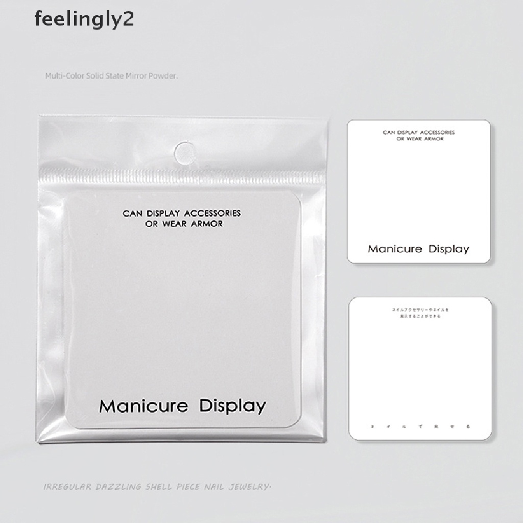 [Hàng Có Sẵn] Set 10 Thẻ Dán Móng Tay Giả Trưng Bày