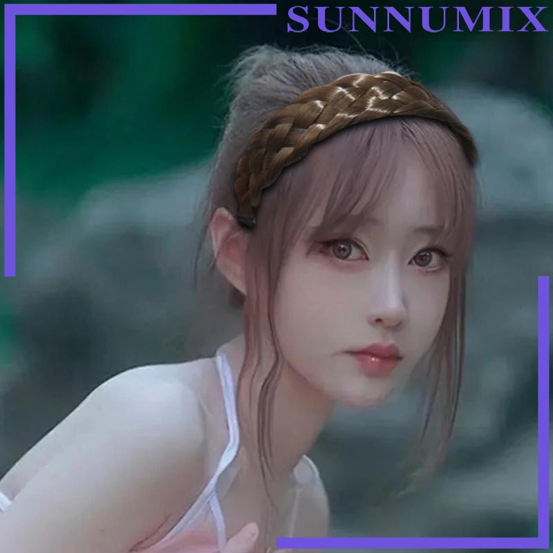 Băng Đô Bện Tóc Co Giãn Dành Cho Nữ