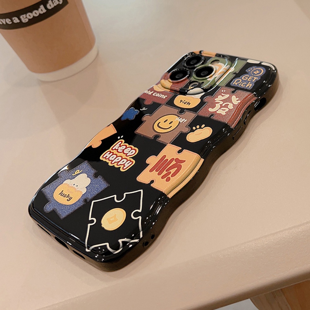 Ốp Điện Thoại TPU Mềm Chống Sốc Họa Tiết Mặt Cười Cho IPhone 11 12 13 14 Pro Max