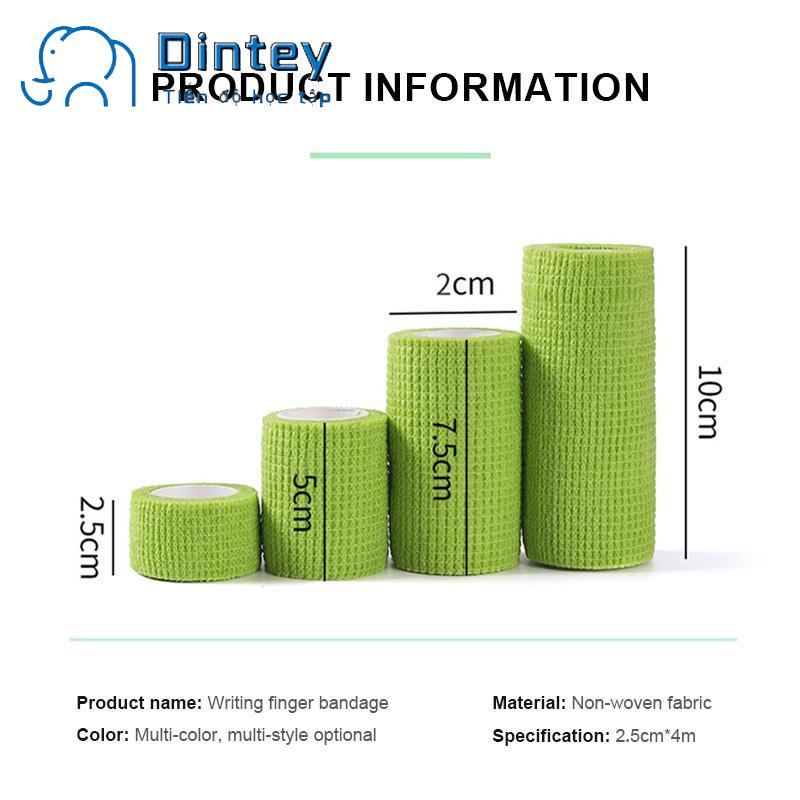 ✍mujicici✍Cuộn Băng quấn ngón tay co giãn nhiều màu sắc dễ thương cho học sinh