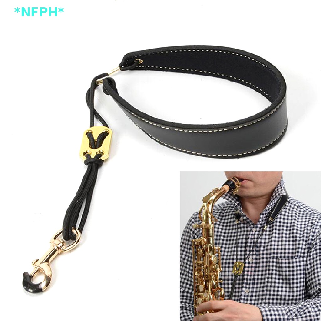 Dây Da Đeo Cổ Có Thể Điều Chỉnh Cho Kèn Saxophone NFPH &gt; Mới