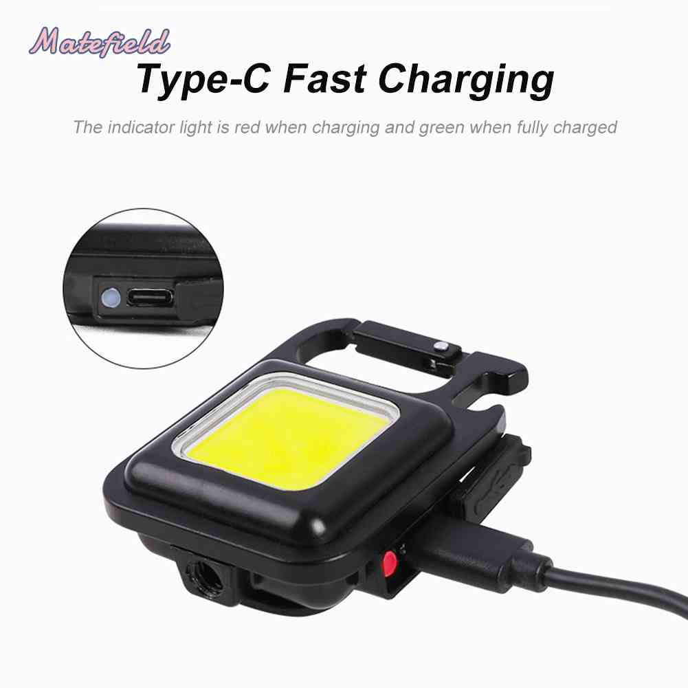 Móc Khóa Đèn Pin Mini 500 Lumens Tiện Lợi