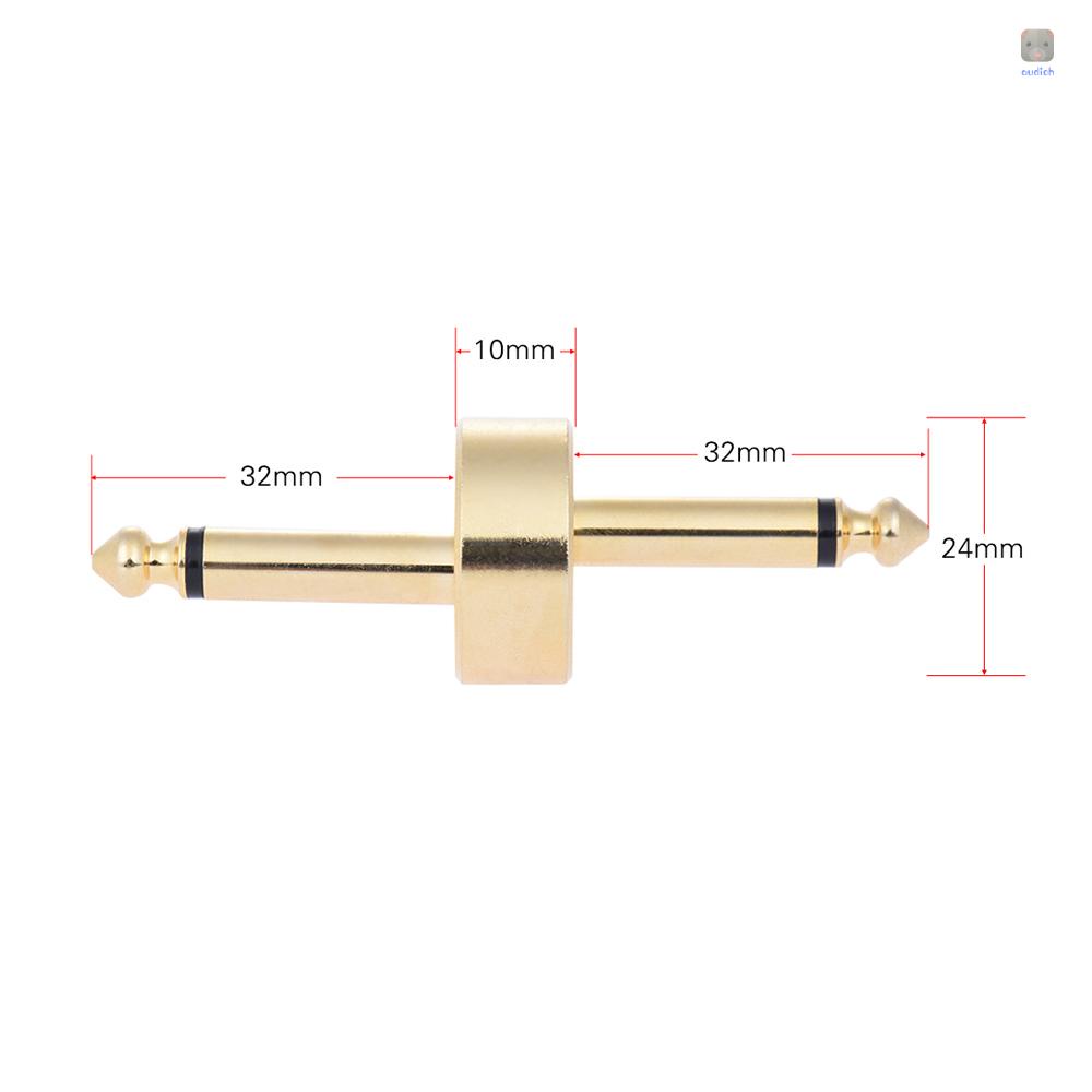 Set 2 Cặp Khớp Nối Phơ Đàn Ghi Ta 1 / 4 Inch 6.35mm Z