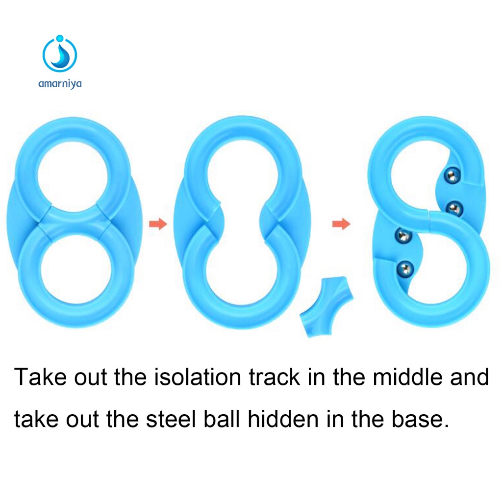 Đồ Chơi Bóng Lăn Hình Số 8 Mini Luyện Tập Tay Mắt Cho Người Lớn Và Trẻ Em