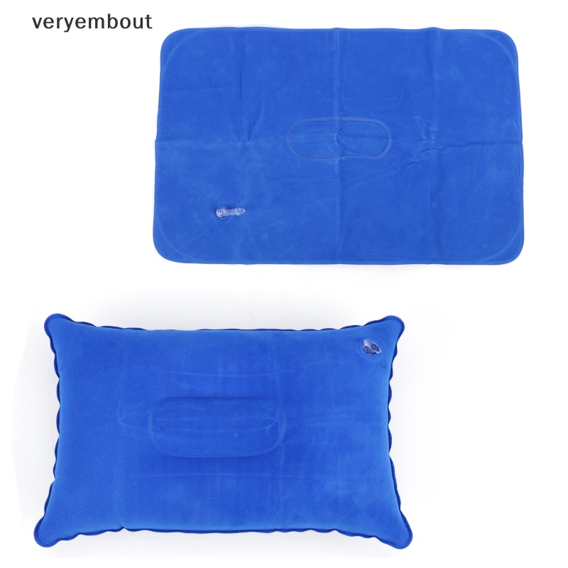 Gối Ngủ Bơm Hơi Bằng Nilon Siêu Nhẹ Tiện Dụng Mang Theo Du Lịch Cắm Trại