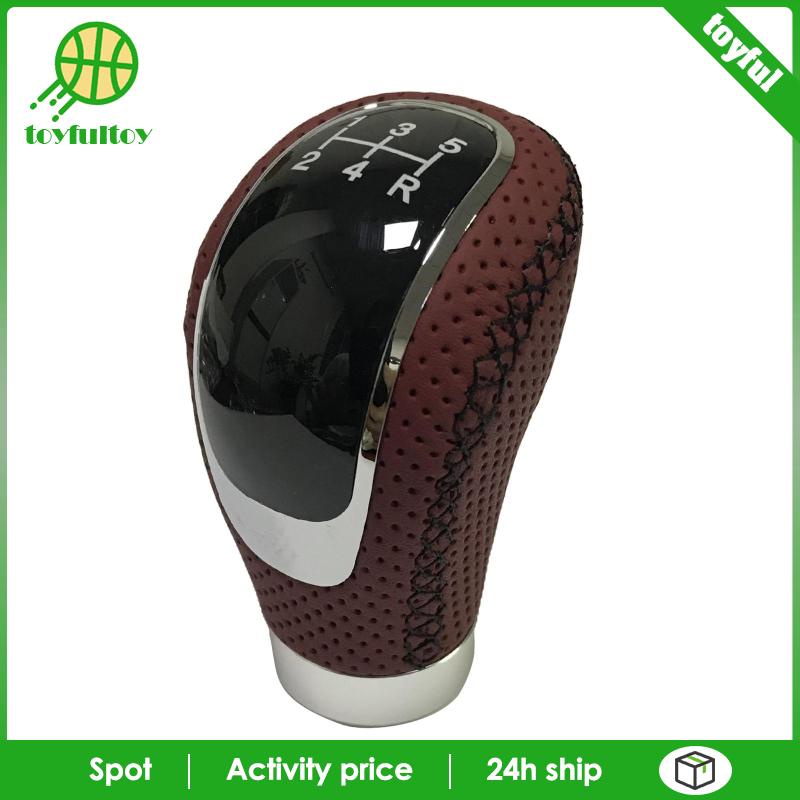 Tay Nắm Cần Số Xe Hơi 5 Tốc Độ 12X1.25 Bằng Hợp Kim Chrome Màu Đen / Đen