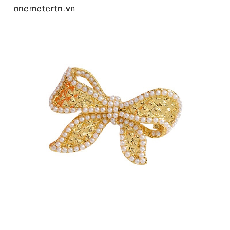 Ghim Cài Áo Hình Chiếc Lá Đính Ngọc Trai Nhân Tạo Thời Trang Dành Cho Nữ