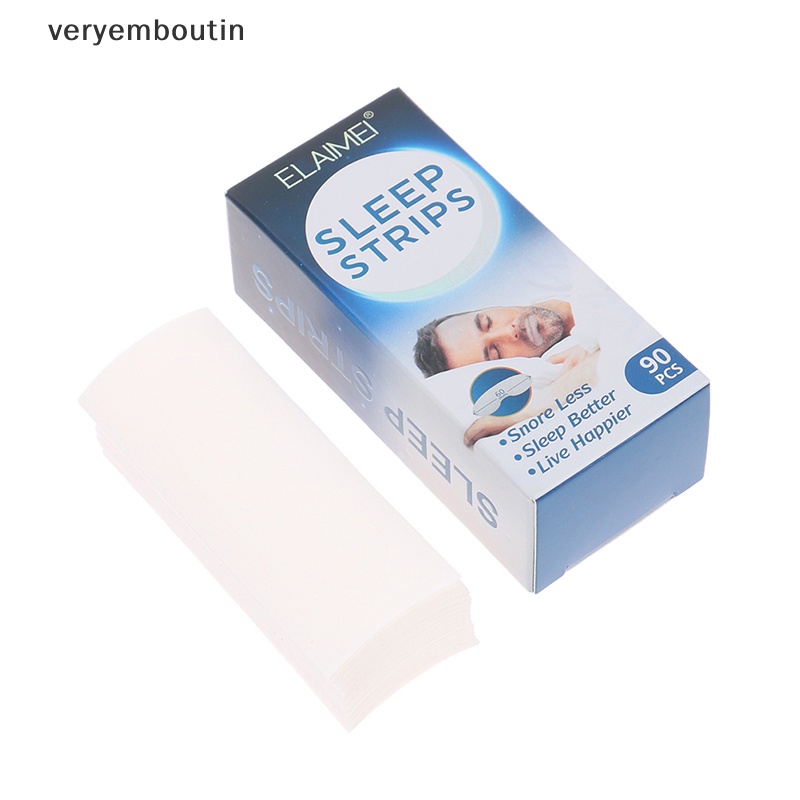 Bộ 90 Băng Keo Dán Miệng Khi Ngủ Nhẹ Nhàng Giúp Thoáng Khí Tốt Hơn