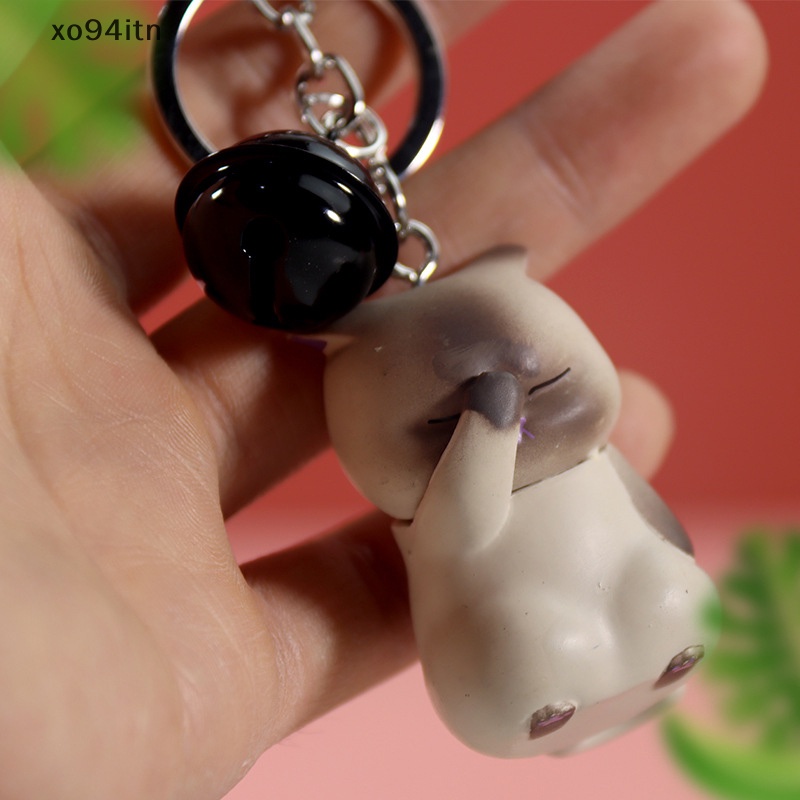 Móc Khóa Hình Mèo Chubby Dễ Thương