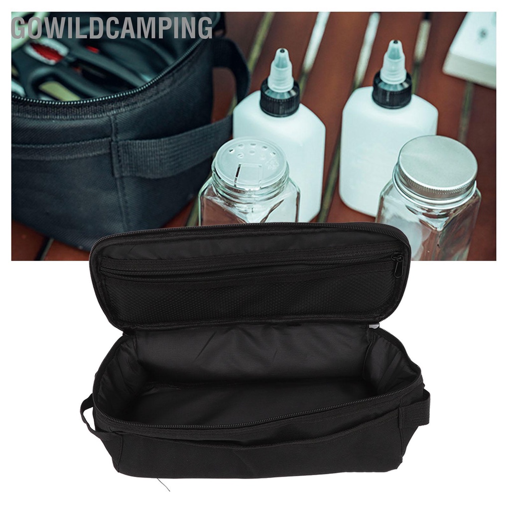 GoWildCamping Cắm trại ngoài trời cắm trại túi lưu trữ lều phụ kiện túi đựng bộ thiết bị bộ đồ ăn bếp đèn bình xăng đồ lặt vặt」 cmman