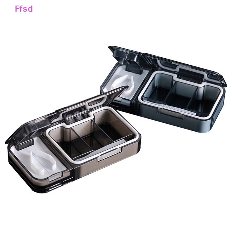 {Ffsd} Hộp Đựng Thuốc / Vitamin Chia Ngăn Di Động Tiện Lợi Cho Du Lịch * Bán Chạy