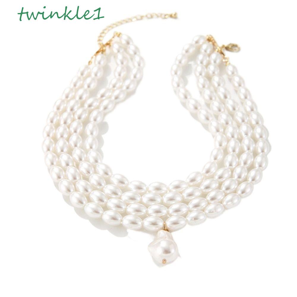 Vòng cổ Nhiều Lớp Đính Đá Lấp Lánh Sang Trọng Cho Nữ