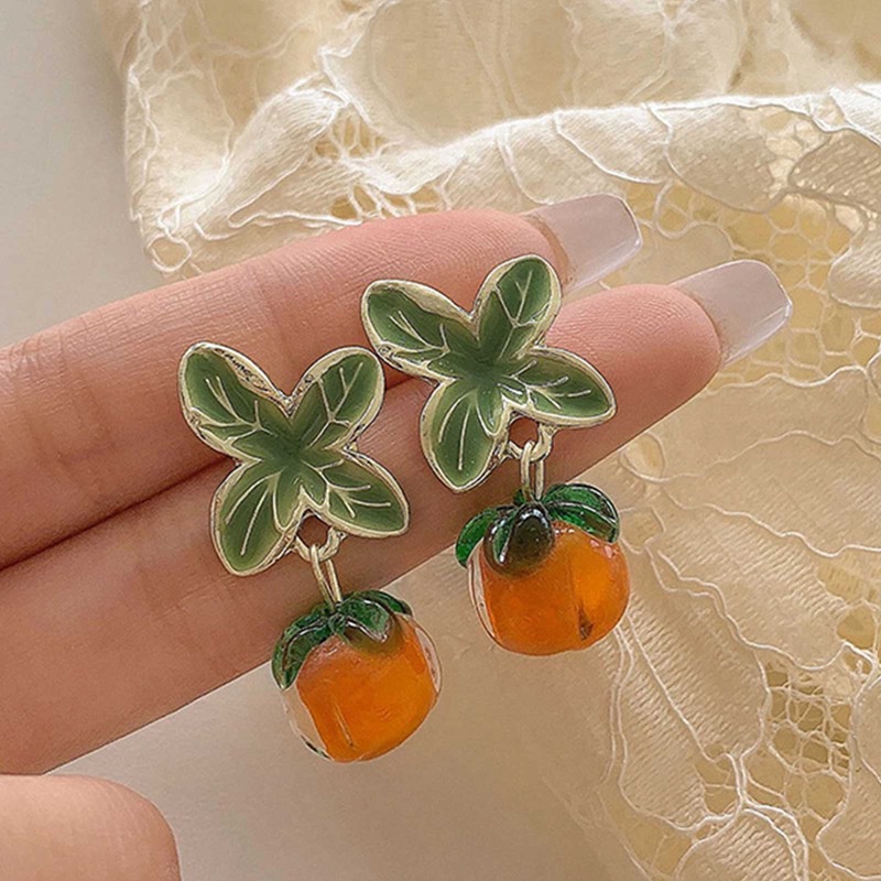 Bông Tai Hình Hoa Lá Sáng Tạo Thời Trang Cho Nữ