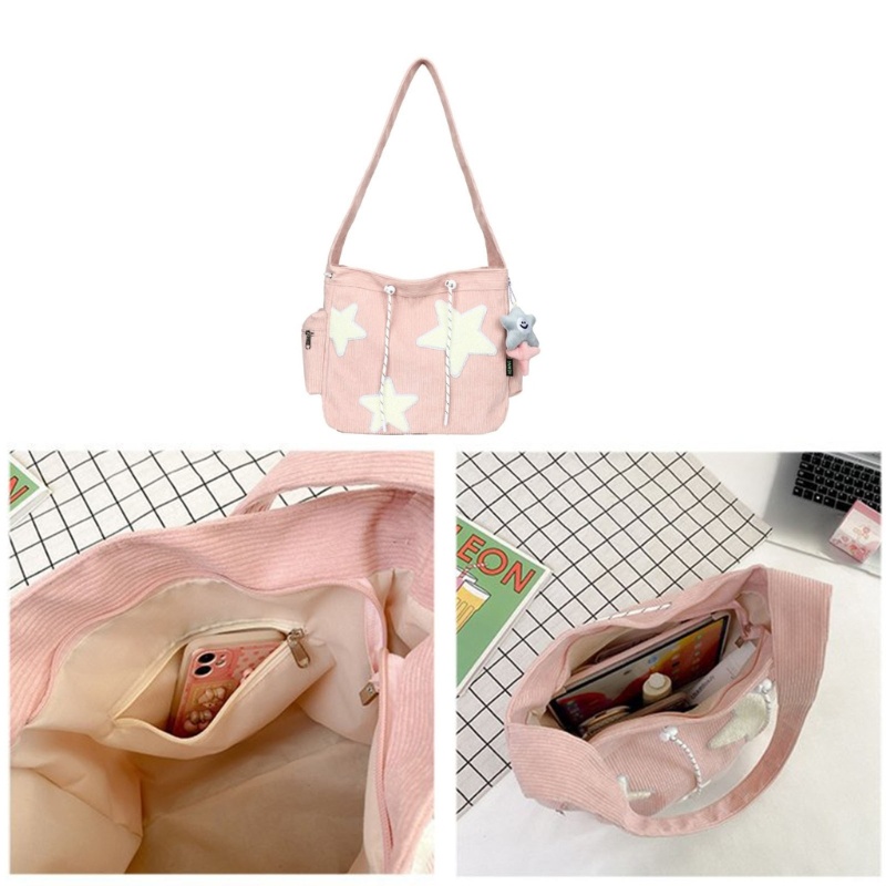 Túi Đeo Chéo Vai Sức Chứa Lớn Bằng Vải Nhung Thời Trang Dành Cho Nữ