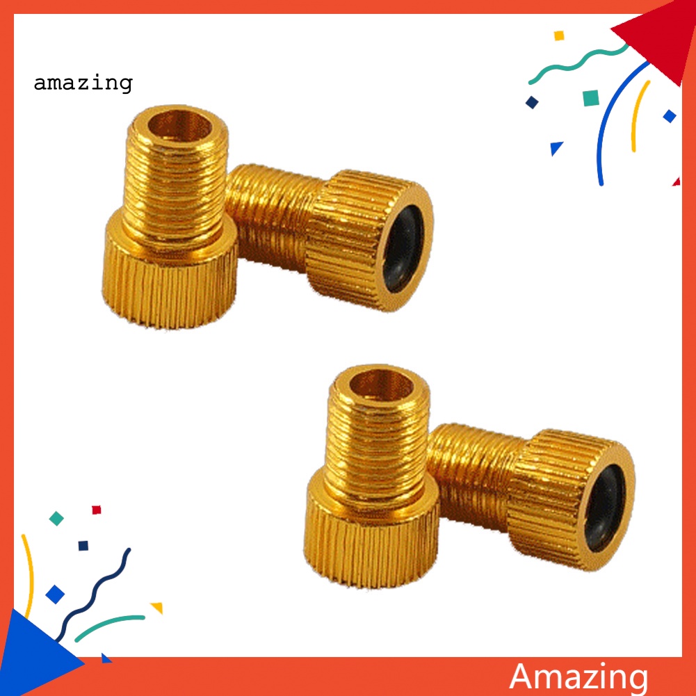 Set 4 Đầu Nối Van Lốp Xe Đạp Presta Sang Schrader