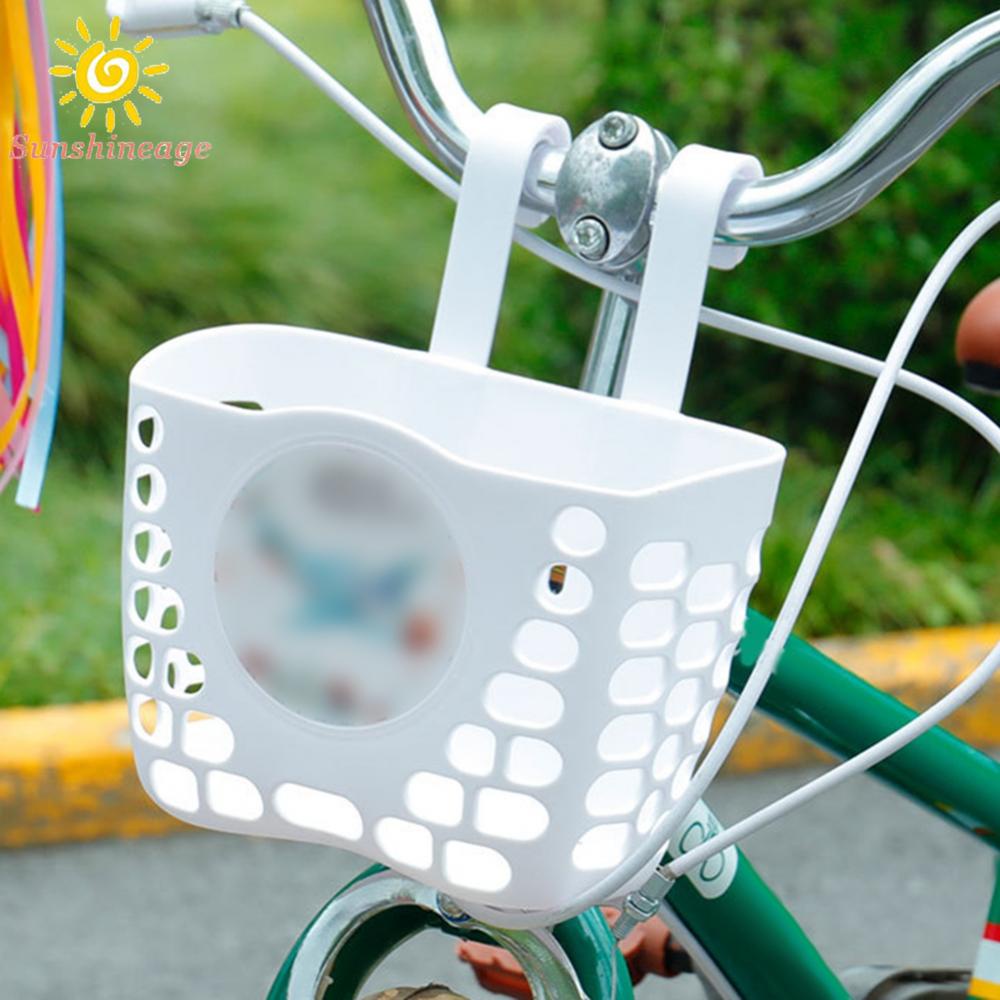 Giỏ Nhựa Đựng Đồ Gắn Phía Trước Xe Đạp Tiện Dụng Cho Bé