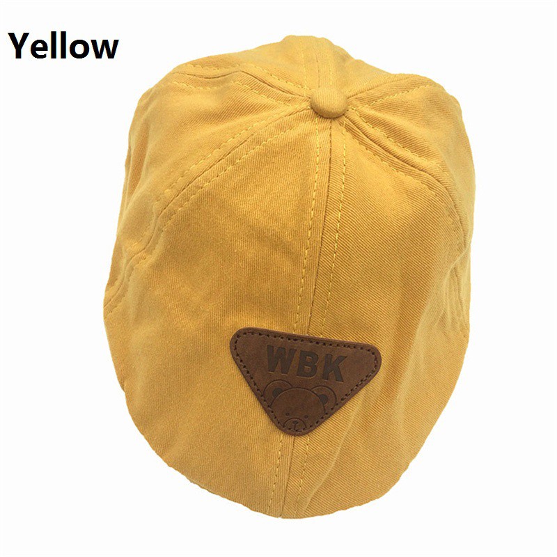 Mũ Beret Chống Nắng Màu Sắc Đơn Giản Thời Trang Mùa Hè Cho Bé Trai Và Gái