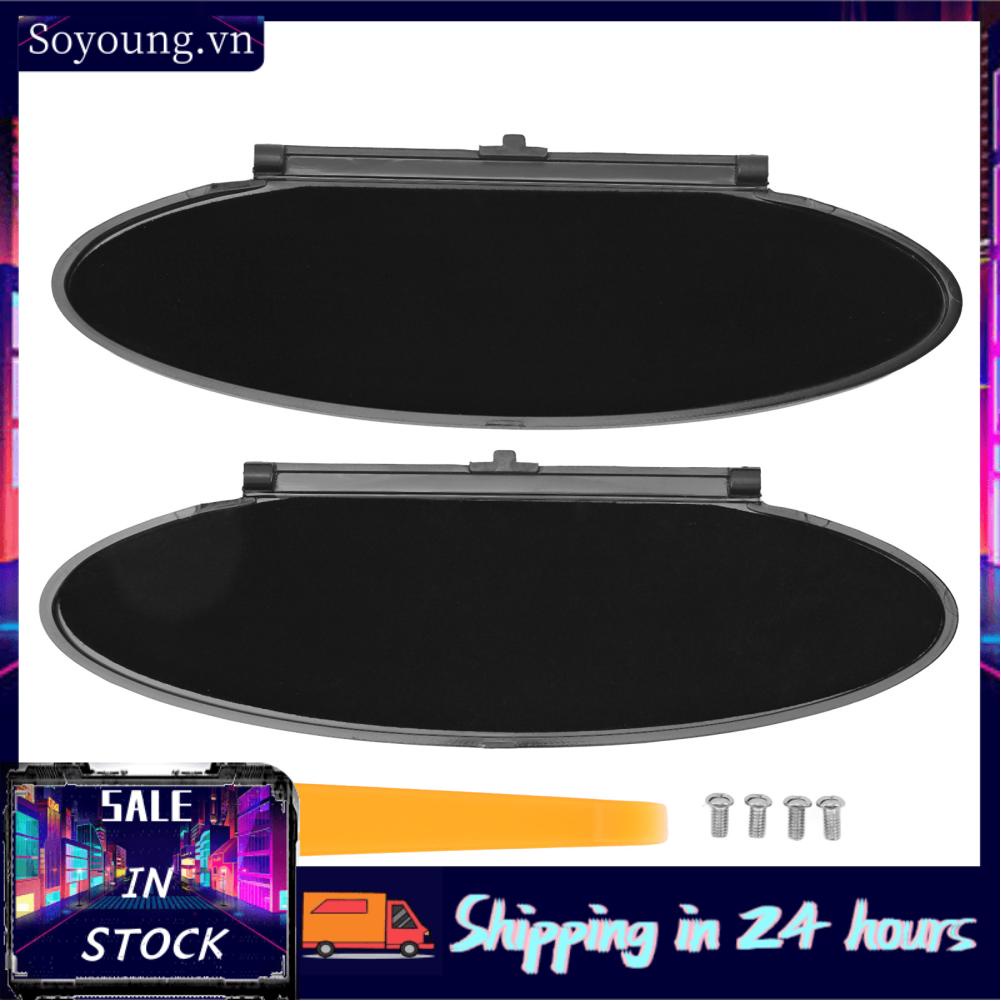 Soyoung 99670142102  Sunvisor Lid Cover Black Stable Performance Sun Visor Mirror Easy Installation for Car