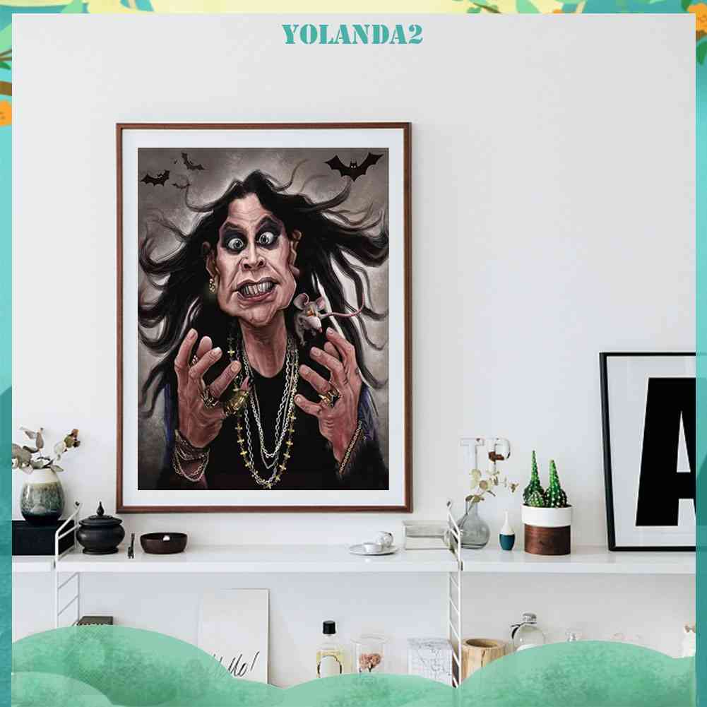 Tranh Đính Đá Kim Cương Toàn Bộ 5D DIY Hình Chân Dung Oz