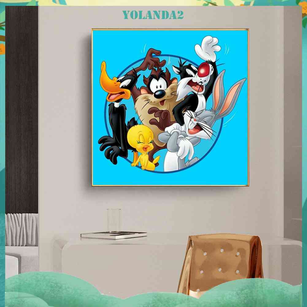 Tranh Đính Đá Kim Cương Toàn Bộ 5D DIY Hình Vẽ Bọ Rùa