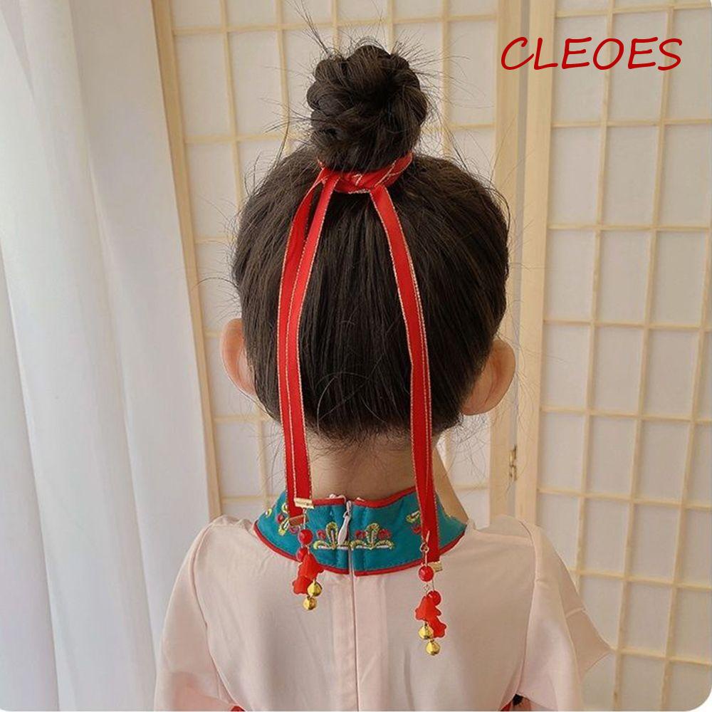 Dây Cột Tóc Bện Sợi Vải Phong Cách Trung Hoa Độc Đáo Dùng Làm Đạo Cụ Chụp Ảnh