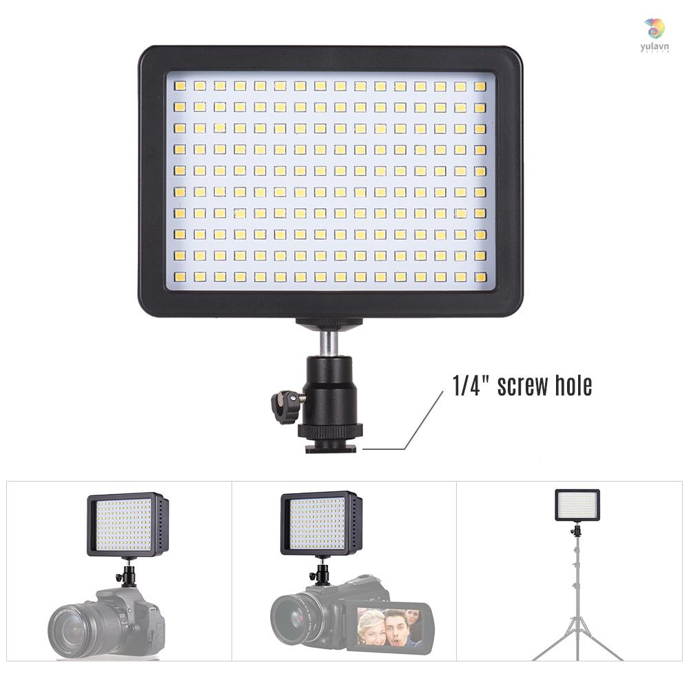 ANDOER Set 160 Đèn LED 5600K Có Công Tắc Điều Chỉnh Độ Sáng + 3 Tấm Lọc Cho Máy Ảnh DSLR